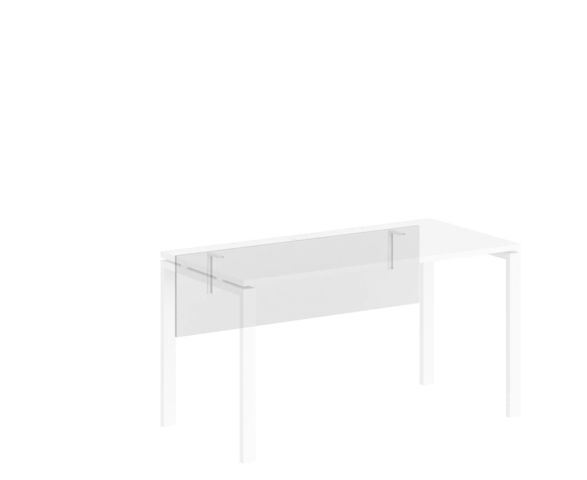 Экран для стола на мк, белый Sigma SG.302.WH