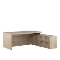 Стол письменный на опорной тумбе, правый Solid SOL297111