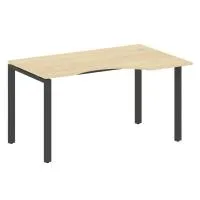 Стол криволинейный правый на П-образном м/к Metal System БП.СА-2 Пр