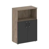 Шкаф средний широкий (2 низких фасада ЛДСП) Shift SK.ST-2.1