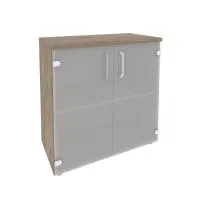 Шкаф низкий широкий (2 низких фасада стекло) ONIX O.ST-3.2