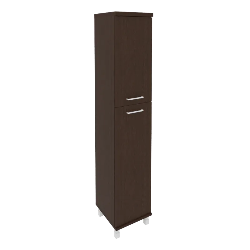 Шкаф высокий узкий левый First KSU-1.8(L) (венге Цаво)