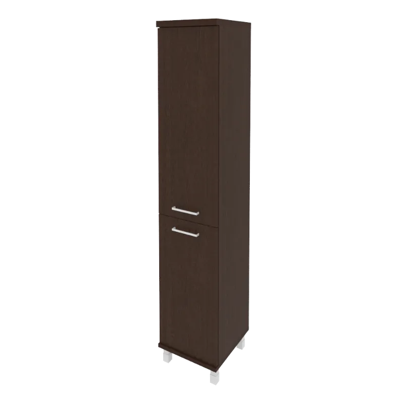 Шкаф высокий узкий правый First KSU-1.3(R) (венге Цаво)
