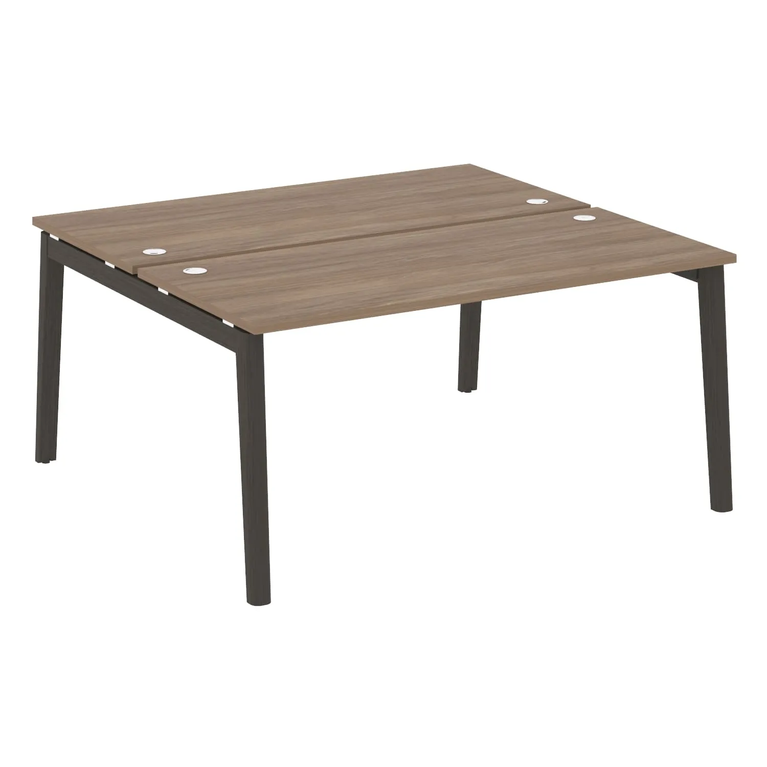 Рабочая станция (опоры - массив дерева, дуб темный) ONIX WOOD OW.D.RS-2.4.7