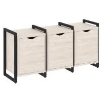 Тумба на регульруемых опорах наборная VR.L-TN-5.O (денвер светлый/черный)