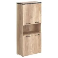 Шкаф с 2-мя комплектами глухих малых дверей и топом Torr THC 85.4