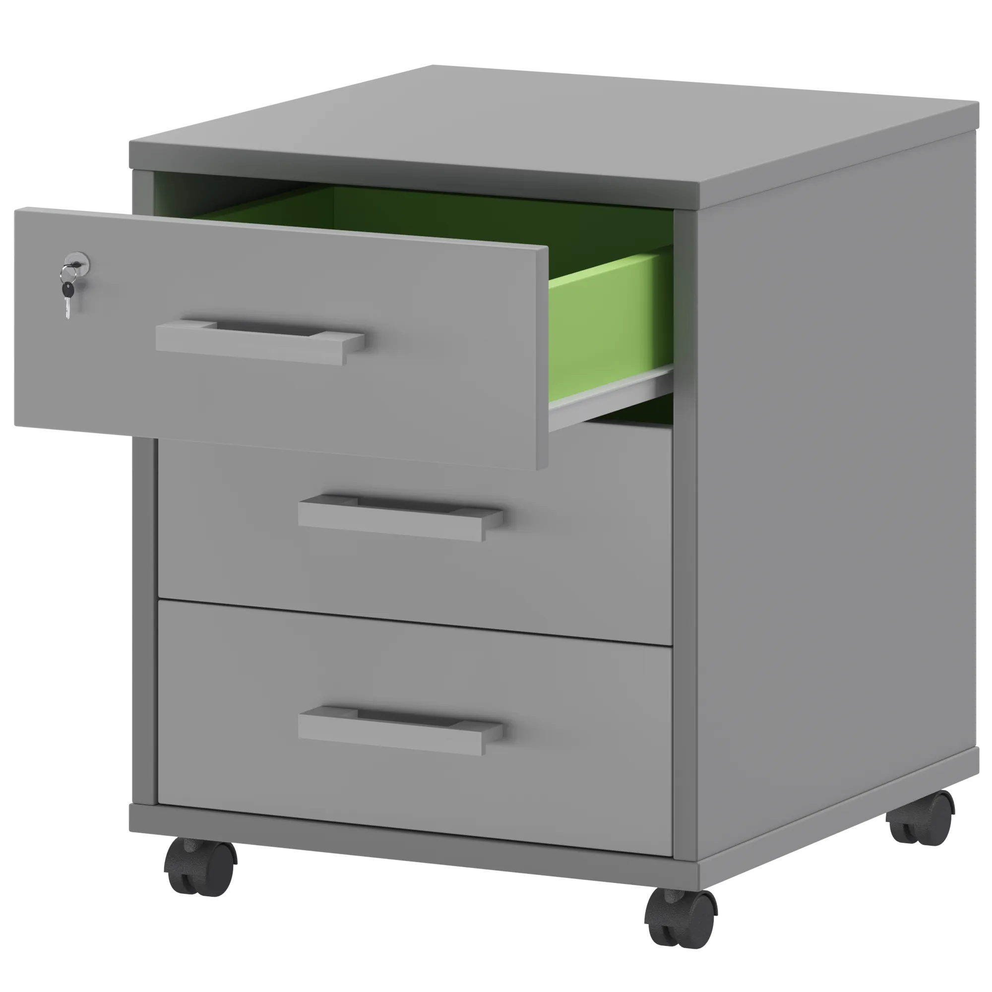 Тумба подкатная (3 ящика) Арго АТЛ-03 Серый