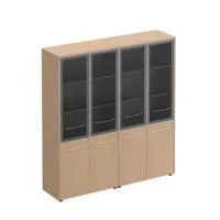 Шкаф для документов со стеклянными дверьми (стенка из 2 шкафов) Reventon МЕ 360