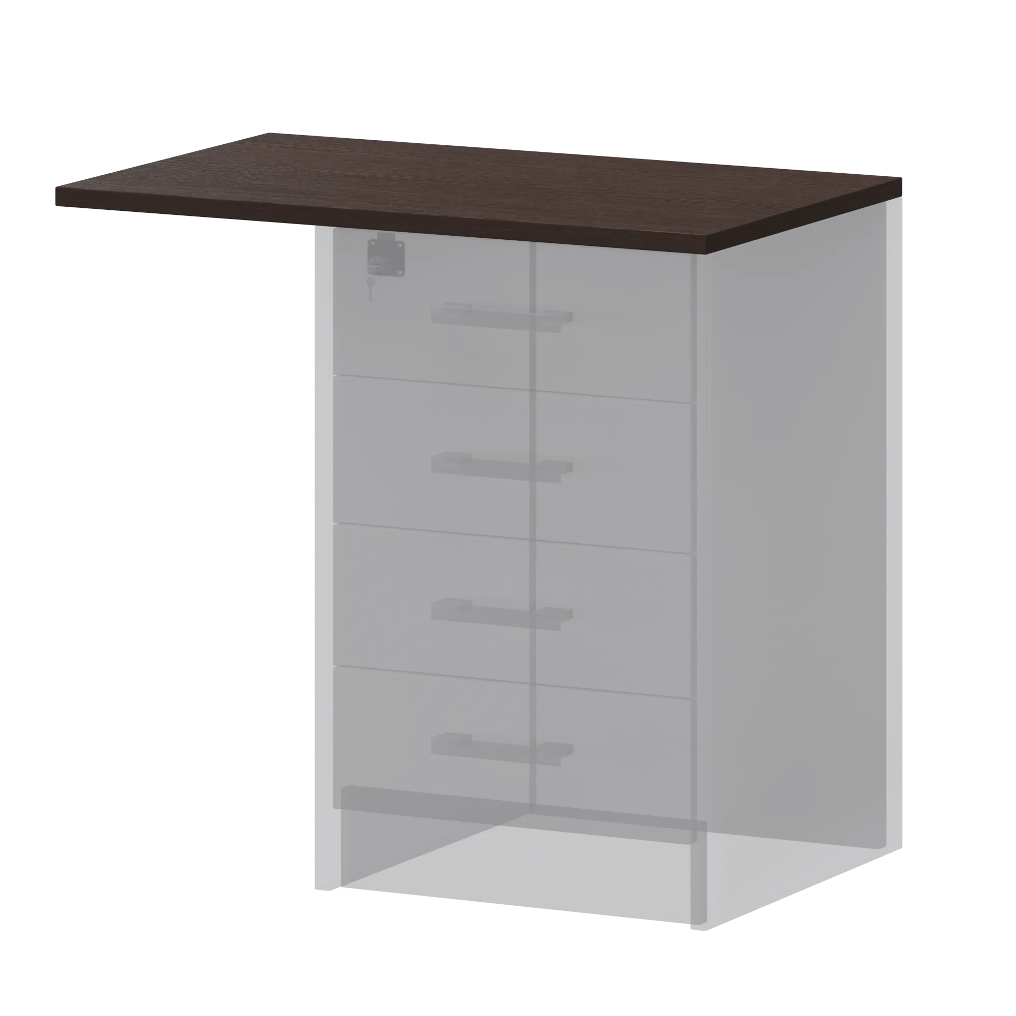 Крышка к тумбе приставной (АТ-05) Арго А-706 Дуб венге