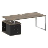 Стол руководителя с опорной тумбой , левый Shift SK.SRT-200 (L)