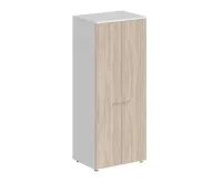 Гардероб, з.ст HDF, корпус белый, фасады дуб светлый, Sigma SG.822.WH.OL