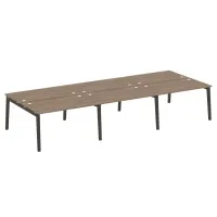 Рабочая станция (опоры - массив дерева, дуб темный) ONIX WOOD OW.D.RS-6.3.8