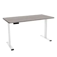 Стол с регулировкой высоты электрический LuxAlto LA-T33-SR2 белый/дуб бежево-серый ЛДСП 120*60*2.5
