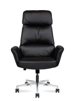 Изображение кресло norden bonno черная кожа