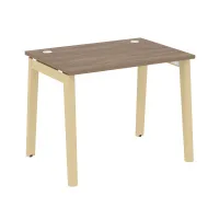 Стол письменный (опоры - массив дерева, дуб светлый) ONIX WOOD OW.SP-1.7