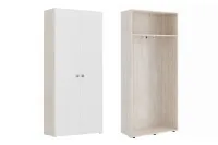 Изображение гардероб зион (zion) zio28550212 дуб шамони светлый/белый