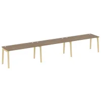 Рабочая станция (опоры - массив дерева, дуб светлый) ONIX WOOD OW.RS-3.4.7