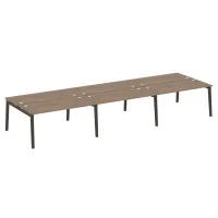 Рабочая станция (опоры - массив дерева, дуб темный) ONIX WOOD OW.D.RS-6.4.7