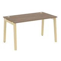 Стол письменный (опоры - массив дерева, дуб светлый) ONIX WOOD OW.SP-3.8