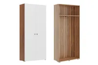 Изображение гардероб зион (zion) zio28550213 орех селект/белый