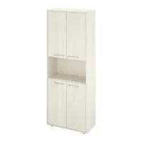 Шкаф высокий 1 открытая полка Канцлер КЦ29.38 скандинавское дерево