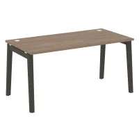 Стол письменный (опоры - массив дерева, дуб темный) ONIX WOOD OW.SP-4.8