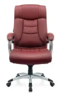 Изображение кресло gk george premium burgundy экокожа бордовая
