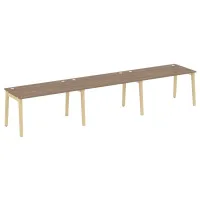 Рабочая станция (опоры - массив дерева, дуб светлый) ONIX WOOD OW.RS-3.3.8