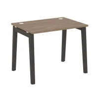 Стол письменный (опоры - массив дерева, дуб темный) ONIX WOOD OW.SP-1.7