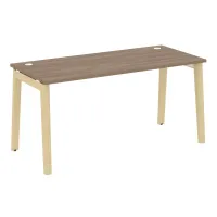 Стол письменный (опоры - массив дерева, дуб светлый) ONIX WOOD OW.SP-4.7