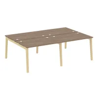 Рабочая станция (опоры - массив дерева, дуб светлый) ONIX WOOD OW.D.RS-4.2.8