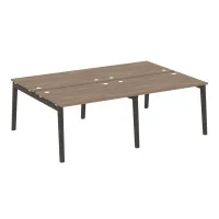 Рабочая станция (опоры - массив дерева, дуб темный) ONIX WOOD OW.D.RS-4.2.8