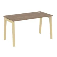 Стол письменный (опоры - массив дерева, дуб светлый) ONIX WOOD OW.SP-3.7