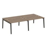 Рабочая станция (опоры - массив дерева, дуб темный) ONIX WOOD OW.D.RS-4.3.7