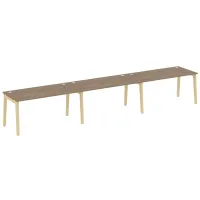 Рабочая станция (опоры - массив дерева, дуб светлый) ONIX WOOD OW.RS-3.4.8