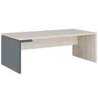 Стол письменный левый (ЗИОН) Zion ZIO28510629 дуб шамони светлый/антрацит