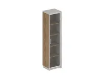Шкаф К8, Дуб Чарльстон/Бетон Чикаго, Wood&Stone Комплект №8