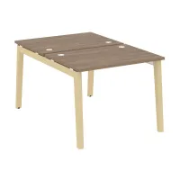 Рабочая станция (опоры - массив дерева, дуб светлый) ONIX WOOD OW.D.RS-2.1.7