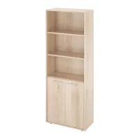 Шкаф высокий полузакрытый Канцлер КЦ26.39 бук артизан перламутровый