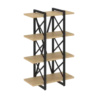 Стеллаж Loft на регулируемых опорах - 4 полки VR.L-MST.O-4.4V