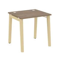 Стол письменный (опоры - массив дерева, дуб светлый) ONIX WOOD OW.SP-0.7