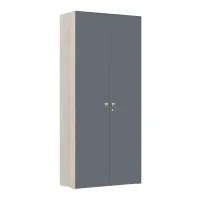 Шкаф для бумаг закрытый ЗИОН (Zion) ZIO28550092 дуб шамони светлый/антрацит