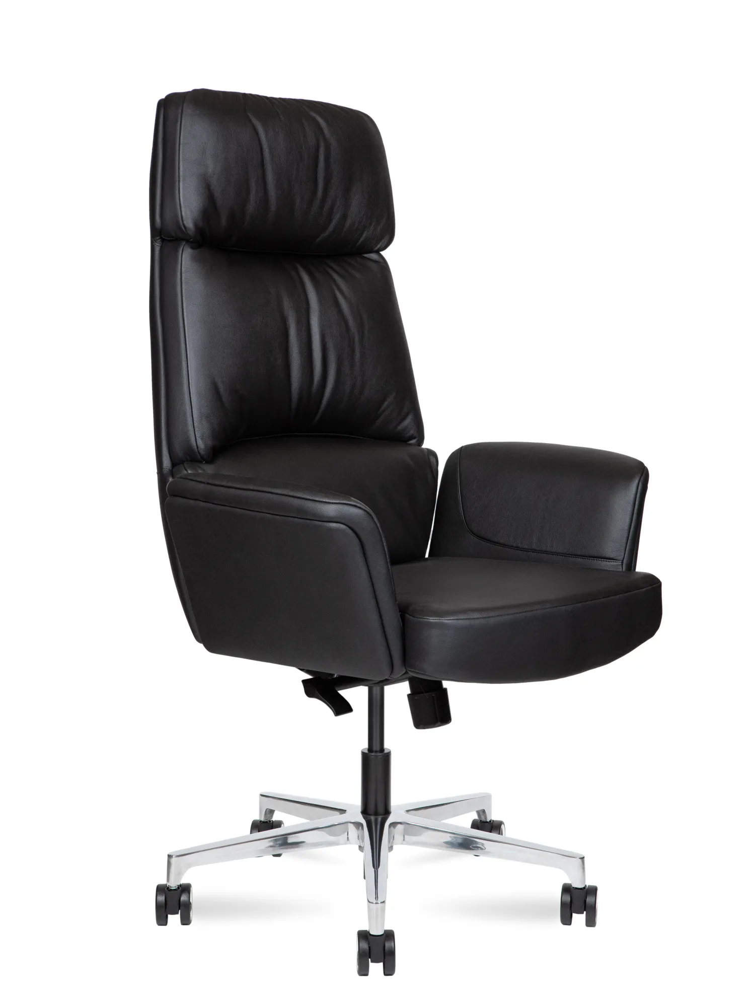 Изображение кресло norden bonno черная кожа