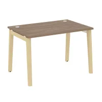 Стол письменный (опоры - массив дерева, дуб светлый) ONIX WOOD OW.SP-2.8