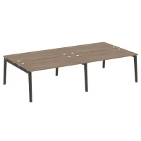 Рабочая станция (опоры - массив дерева, дуб темный) ONIX WOOD OW.D.RS-4.4.8