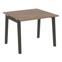 Стол переговорный, 1 столешница (опоры - массив дерева, дуб темный) ONIX WOOD OW.PRG-1.1