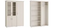 Изображение шкаф для бумаг с гардеробом бостон (boston) композиция 3 (bsn30150002, bsn30150202 и bsn30159302) (дуб атланта)