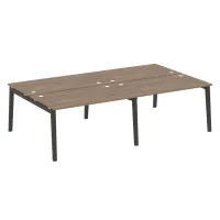 Рабочая станция (опоры - массив дерева, дуб темный) ONIX WOOD OW.D.RS-4.3.8