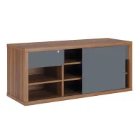 Креденция тип 2 ЗИОН (Zion) ZIO28541093 орех селект/антрацит