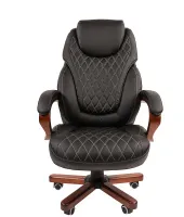 Изображение кресло chairman 406 экокожа премиум черная